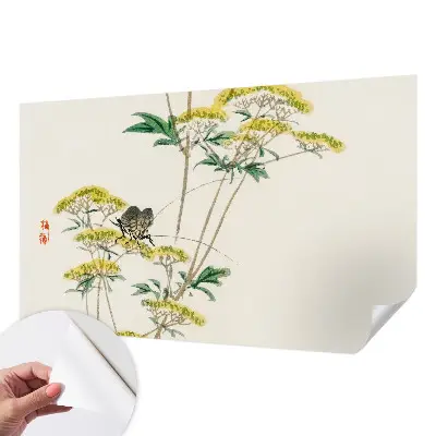 Papier peint intissé imprimé Fleurs nature
