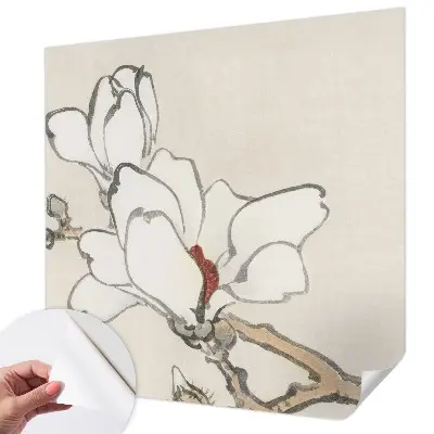 Papier peint intissé Magnolias délicats