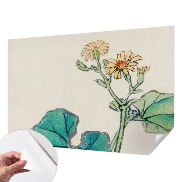 Papier peint photo grand format pour le mur Fleur et feuilles