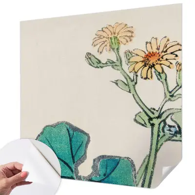 Papier peint photo grand format pour le mur Fleur et feuilles