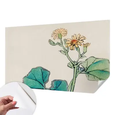 Papier peint photo grand format pour le mur Fleur et feuilles