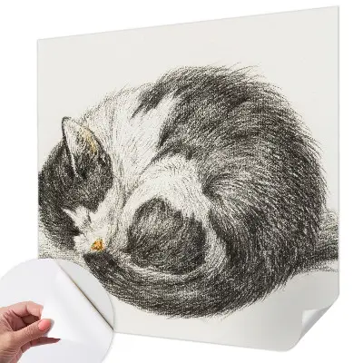 Papier peint photo sur tissu non tissé adorable chaton