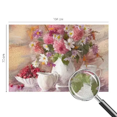 Papier peint intissé fleurs sauvages