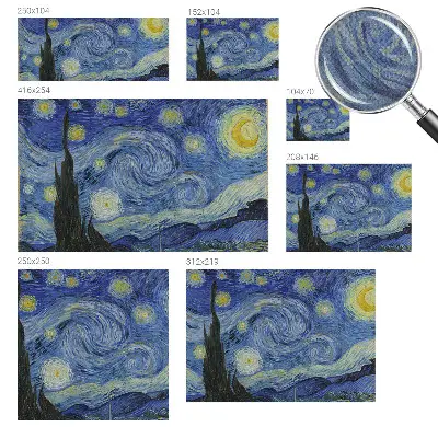 Papier peint photo grand format pour le mur Vortex nocturne