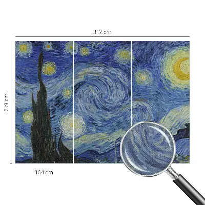 Papier peint photo grand format pour le mur Vortex nocturne