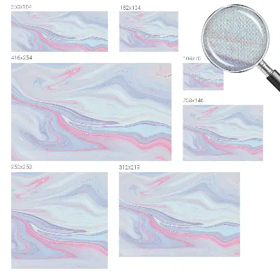 Papier peint photographique intissé Tourbillon pastel