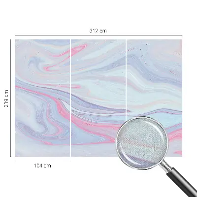 Papier peint photographique intissé Tourbillon pastel