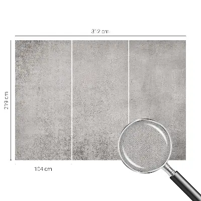 Papier peint photographique intissé Modèle concret
