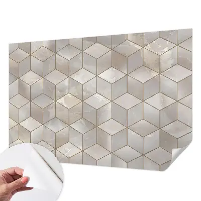 Papier peint photographique sur tissu non tissé Mosaïque géométrique