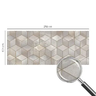 Papier peint photographique sur tissu non tissé Mosaïque géométrique