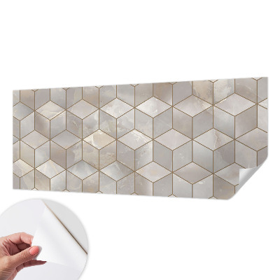 Déco papier peint salon Geometrická mozaika