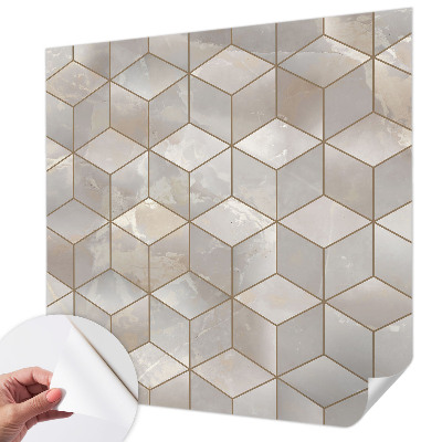Déco papier peint salon Geometrická mozaika