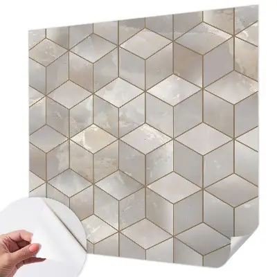 Papier peint photographique sur tissu non tissé Mosaïque géométrique