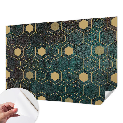 Papier peint adhésif Geometrické šesťuholníky