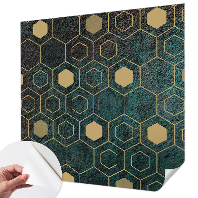Papier peint adhésif Geometrické šesťuholníky