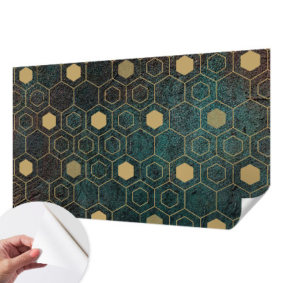 Papier peint adhésif Geometrické šesťuholníky