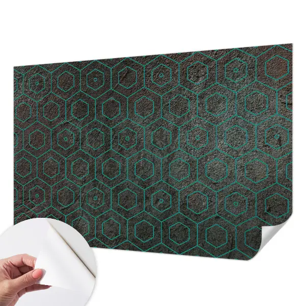 Papier peint photo sur tissu non tissé Motif géométrique
