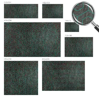 Papier peint photo sur tissu non tissé Motif géométrique