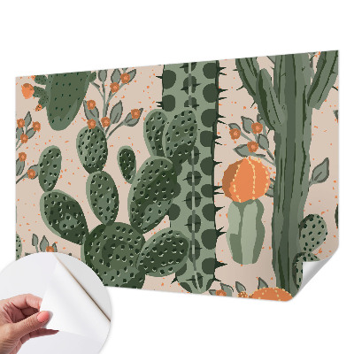 Papier peint chambre garçon Zelené kaktusy