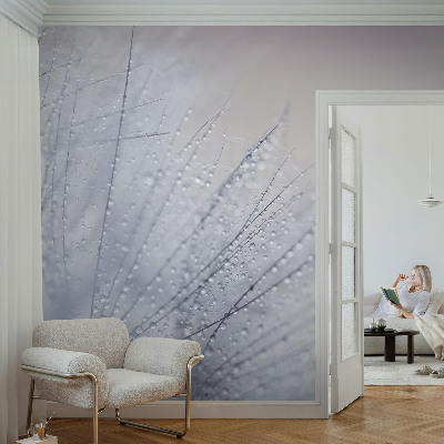 Papier peint tête de lit chambre adulte Rosná púpava