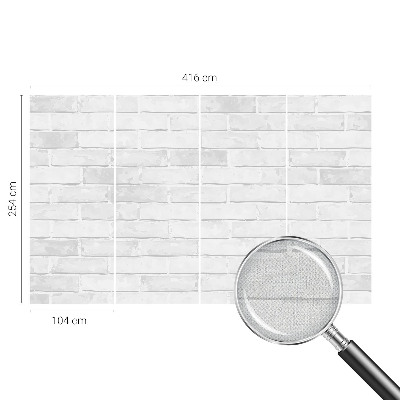 Papier peint tendance chambre adulte Tehlová stena