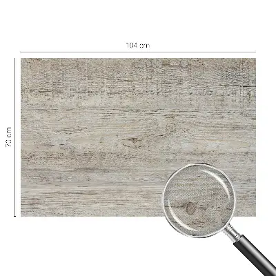 Papier peint photographique sur tissu non tissé anneaux en bois