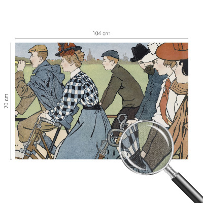Papier peint tendance Starodávni cyklisti