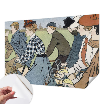Papier peint tendance Starodávni cyklisti