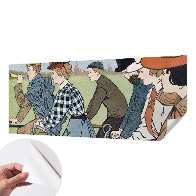 Papier peint tendance Starodávni cyklisti