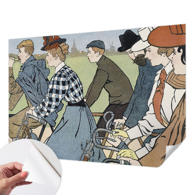 Papier peint tendance Starodávni cyklisti