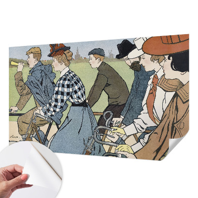 Papier peint tendance Starodávni cyklisti