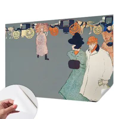 Papier peint photographique intissé costumes de coach