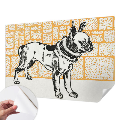 Papier peint tendance salon Retro pes