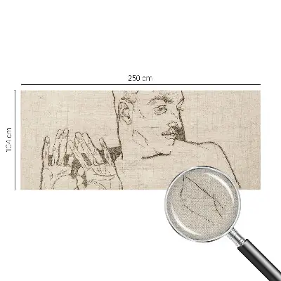 Papier peint photographique sur tissu non tissé Un caractère distinctif