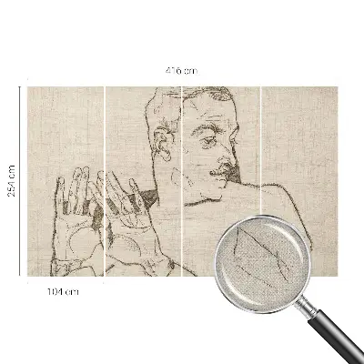 Papier peint photographique sur tissu non tissé Un caractère distinctif