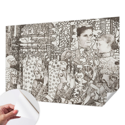 Papier peint panoramique adhésif Kvetinové portréty
