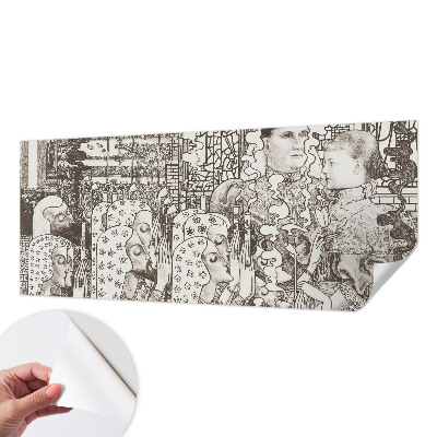 Papier peint panoramique adhésif Kvetinové portréty