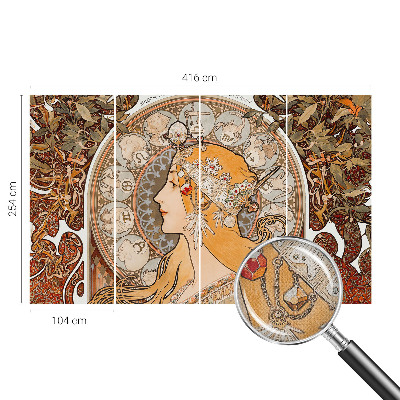 Papier peint chambre adulte cocooning Zodiakálna elegancia