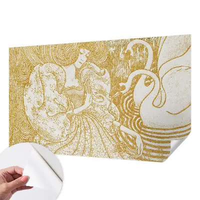 Papier peint photo imprimé sur tissu non tissé Élégance féminine