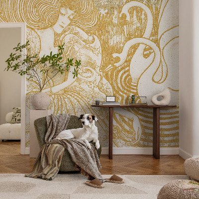 Papier peint chambre parentale Ženská elegancia