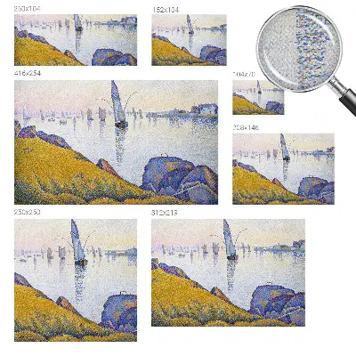 Papier peint photographique sur tissu non tissé Reflet de la voile