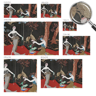 Papier peint tendance salon Elegantná scéna