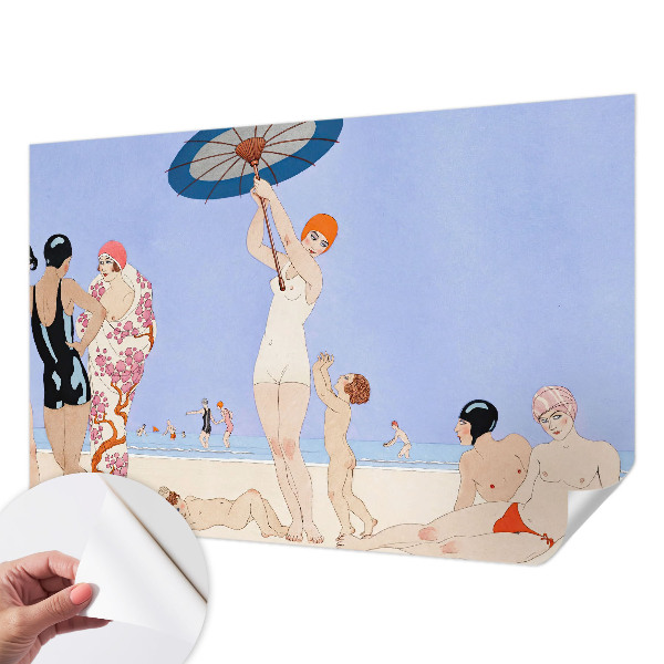 Papier peint tendance chambre adulte Retro pláž