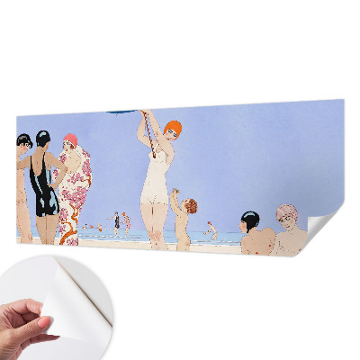 Papier peint tendance chambre adulte Retro pláž