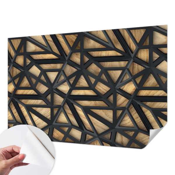 Déco papier peint salon Geometrické prepojenie