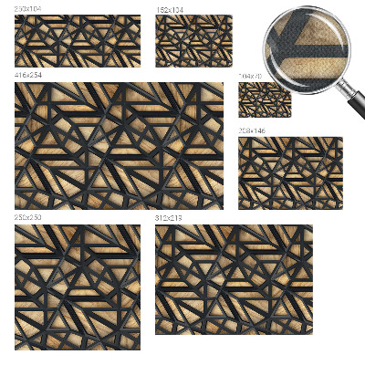 Déco papier peint salon Geometrické prepojenie