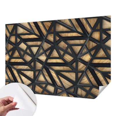 Déco papier peint salon Geometrické prepojenie