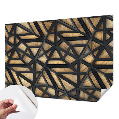Déco papier peint salon Geometrické prepojenie