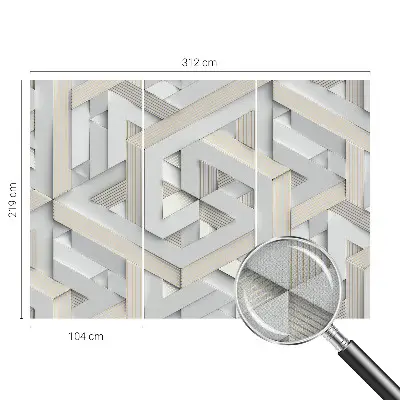Papier peint intissé Formes illusoires