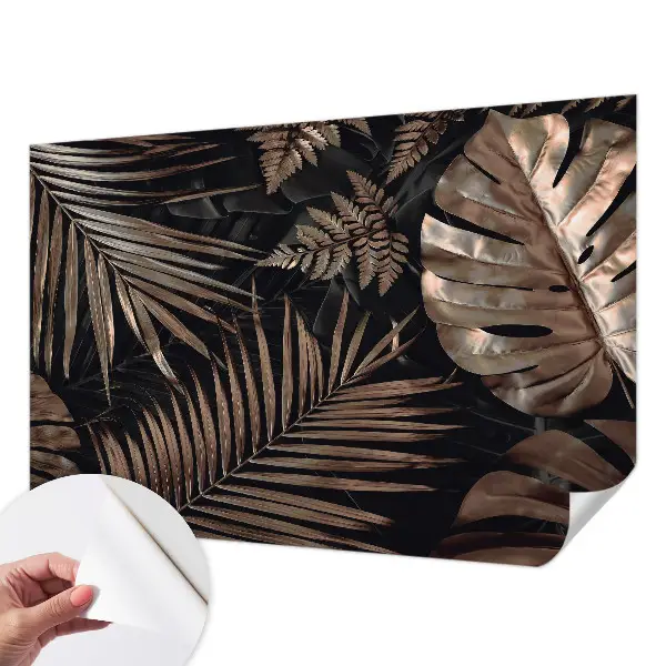 Papier peint photo grand format pour le mur feuilles exotiques